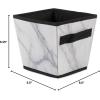 imageDII Laundry Storage Collection Foldable Organizing Bin Black Large SetWhite