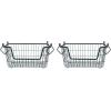 imageDII Metal Wire Mesh Stackable Utility Storage Bin Medium Rectangle 13x11x9 Cool GrayBlack