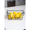 imageDII Metal Wire Mesh Stackable Utility Storage Bin Medium Rectangle 13x11x9 Cool GrayBlack