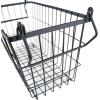 imageDII Metal Wire Mesh Stackable Utility Storage Bin Medium Rectangle 13x11x9 Cool GrayBlack