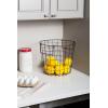 imageDII Metal Wire Mesh Stackable Utility Storage Bin Medium Rectangle 13x11x9 Cool GrayBronze