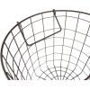 imageDII Metal Wire Mesh Stackable Utility Storage Bin Medium Rectangle 13x11x9 Cool GrayBronze
