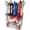 imageDII Metal Wire Mesh Stackable Utility Storage Bin Medium Rectangle 13x11x9 Cool GrayBronze