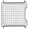 imageDII Metal Wire Mesh Stackable Utility Storage Bin Medium Rectangle 13x11x9 Cool GrayCool Gray
