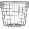 imageDII Metal Wire Mesh Stackable Utility Storage Bin Medium Rectangle 13x11x9 Cool GrayCool Gray