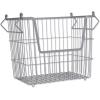 imageDII Metal Wire Mesh Stackable Utility Storage Bin Medium Rectangle 13x11x9 Cool GrayCool Gray