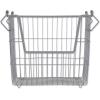 imageDII Metal Wire Mesh Stackable Utility Storage Bin Medium Rectangle 13x11x9 Cool GrayCool Gray