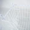 imageDII Metal Wire Mesh Stackable Utility Storage Bin Medium Rectangle 13x11x9 Cool GrayWhite