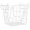 imageDII Metal Wire Mesh Stackable Utility Storage Bin Medium Rectangle 13x11x9 Cool GrayWhite