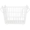 imageDII Metal Wire Mesh Stackable Utility Storage Bin Medium Rectangle 13x11x9 Cool GrayWhite