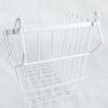 imageDII Metal Wire Mesh Stackable Utility Storage Bin Medium Rectangle 13x11x9 Cool GrayWhite