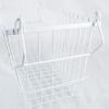 imageDII Metal Wire Mesh Stackable Utility Storage Bin Medium Rectangle 13x11x9 Cool GrayWhite