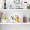 imageDII Metal Wire Mesh Stackable Utility Storage Bin Medium Rectangle 13x11x9 Cool GrayWhite