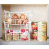 imageDII Metal Wire Mesh Stackable Utility Storage Bin Medium Rectangle 13x11x9 Cool GrayWhite