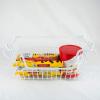 imageDII Metal Wire Mesh Stackable Utility Storage Bin Medium Rectangle 13x11x9 Cool GrayWhite