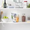 imageDII Metal Wire Mesh Stackable Utility Storage Bin Medium Rectangle 13x11x9 Cool GrayWhite