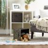imageDII Non Woven Polyester Storage Bin Polka Dot White ampamp Gold Small Set of 2Black  Gold