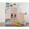 imageDII Non Woven Polyester Storage Bin Polka Dot White ampamp Gold Small Set of 2Pink  Gold