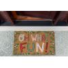 imageDII Outdoor Christmas Door Mat Collection Decorative Holiday Doormat Front Porch Dcor 17x29 Holly Jolly Cookie CoOh What Fun