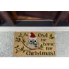 imageDII Outdoor Christmas Door Mat Collection Decorative Holiday Doormat Front Porch Dcor 17x29 Holly Jolly Cookie CoOwl Be Home