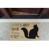 imageDII Pet Print Collection Natural Coir Doormat 17x29 Home CatHome Cat