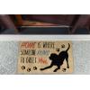 imageDII Pet Print Collection Natural Coir Doormat 17x29 Home CatHome Dog