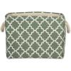 imageDII Polyester Container with Handles Lattice Storage Bin Medium Bright GreenArtichoke