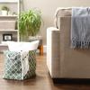 imageDII Polyester Container with Handles Lattice Storage Bin Medium Bright GreenArtichoke