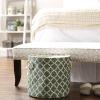 imageDII Polyester Container with Handles Lattice Storage Bin Medium Bright GreenArtichoke