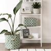 imageDII Polyester Container with Handles Lattice Storage Bin Medium Bright GreenArtichoke
