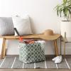 imageDII Polyester Container with Handles Lattice Storage Bin Medium Bright GreenArtichoke