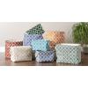 imageDII Polyester Container with Handles Lattice Storage Bin Medium Bright GreenArtichoke