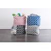 imageDII Polyester Container with Handles Lattice Storage Bin Medium Bright GreenBlack
