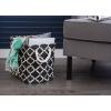 imageDII Polyester Container with Handles Lattice Storage Bin Medium Bright GreenBlack