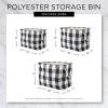 imageDII Polyester Container with Handles Lattice Storage Bin Medium Bright GreenBright Green