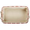imageDII Polyester Container with Handles Lattice Storage Bin Medium Bright GreenCinnamon