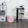imageDII Polyester Container with Handles Lattice Storage Bin Medium Bright GreenGray