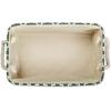 imageDII Polyester Container with Handles Lattice Storage Bin Medium Bright GreenHunter Green