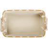 imageDII Polyester Container with Handles Lattice Storage Bin Medium Bright GreenPumpkin Spice