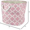 imageDII Polyester Container with Handles Lattice Storage Bin Medium Bright GreenRose