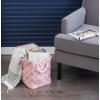 imageDII Polyester Container with Handles Lattice Storage Bin Medium Bright GreenRose