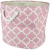 imageDII Polyester Container with Handles Lattice Storage Bin Medium Bright GreenRose