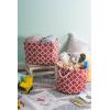 imageDII Polyester Container with Handles Lattice Storage Bin Medium Bright GreenRust