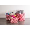 imageDII Polyester Container with Handles Lattice Storage Bin Medium Bright GreenRust