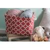 imageDII Polyester Container with Handles Lattice Storage Bin Medium Bright GreenRust