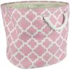 imageDII Polyester Container with Handles Lattice Storage Bin Medium Bright GreenStonewash Blue