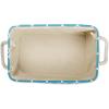 imageDII Polyester Container with Handles Lattice Storage Bin Medium Bright GreenStorm Blue