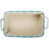 imageDII Polyester Container with Handles Lattice Storage Bin Medium Bright GreenStorm Blue