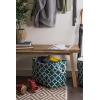 imageDII Polyester Container with Handles Lattice Storage Bin Medium Bright GreenTeal
