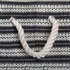 imageDII Woven Paper Storage Bin Basketweave Gray ampamp White LargeBlack  White